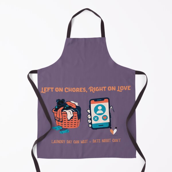 Item preview, Left on Chores, Right on Love – Funny Dating T-Shirt | Swipe Series designed and sold by InkandBranch.