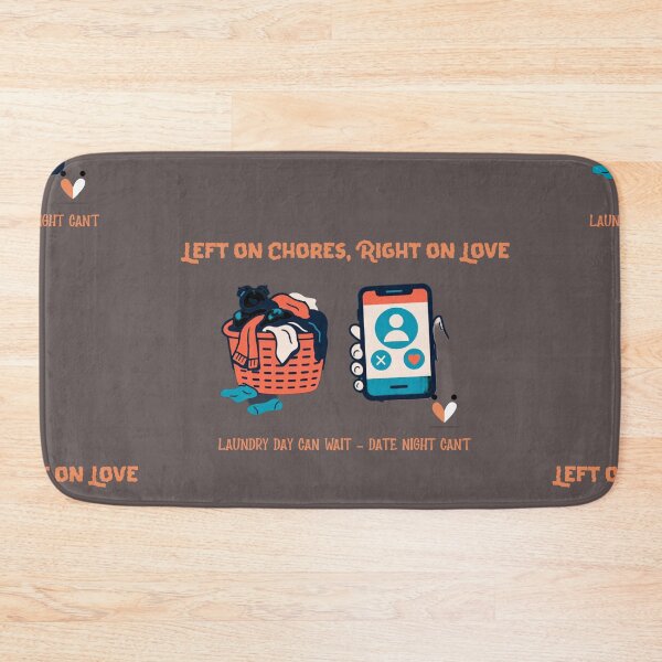 Item preview, Left on Chores, Right on Love – Funny Dating T-Shirt | Swipe Series designed and sold by InkandBranch.