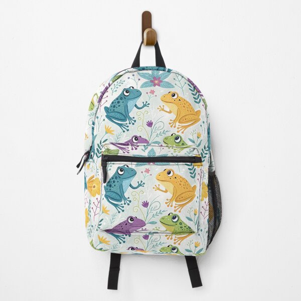 Item preview, Colorful frog pattern designed and sold by trendspatterns.