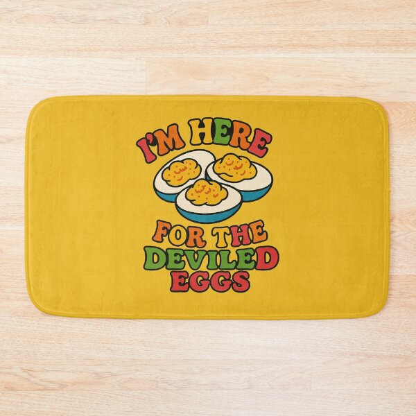 Item preview, I'm Here for the Deviled Eggs Thanksgiving designed and sold by FrictionMaxxing.