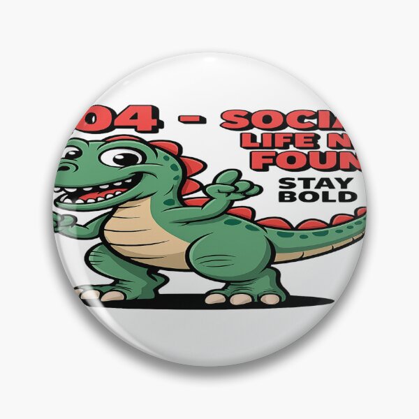 Item preview, 404 – Social Life Not Found designed and sold by Flareo-7.