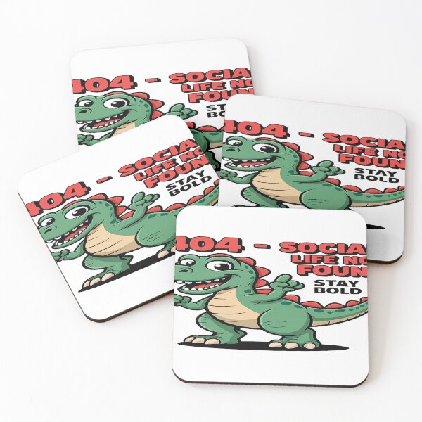 Item preview, 404 – Social Life Not Found designed and sold by Flareo-7.
