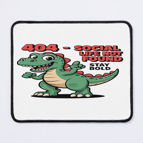 Item preview, 404 – Social Life Not Found designed and sold by Flareo-7.