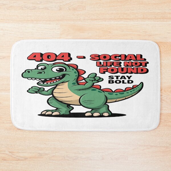 Item preview, 404 – Social Life Not Found designed and sold by Flareo-7.