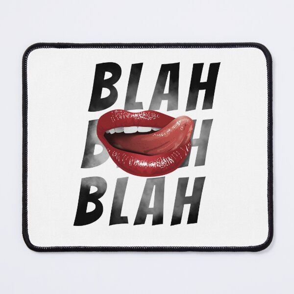 Item preview, blah blah blah lips designed and sold by NatGrafika.