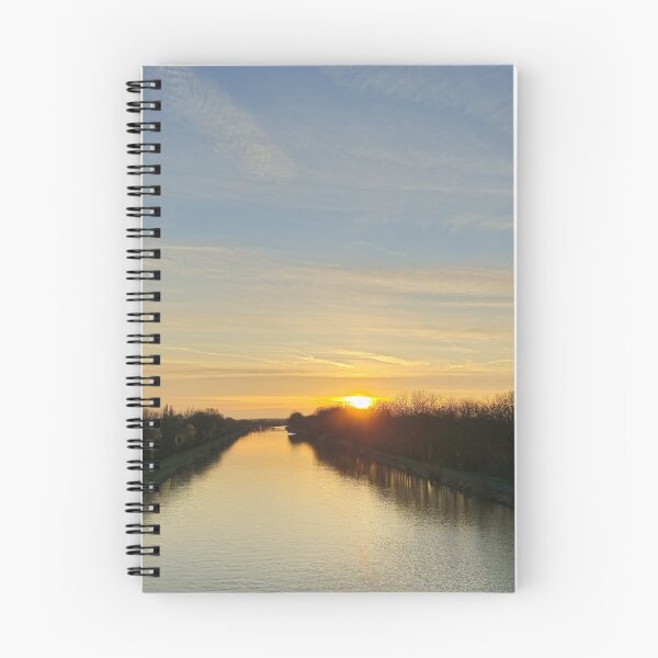Item preview, Puesta de sol en el canal Mittelland – Wunstorf Kolenfeld designed and sold by TravelLensPro.