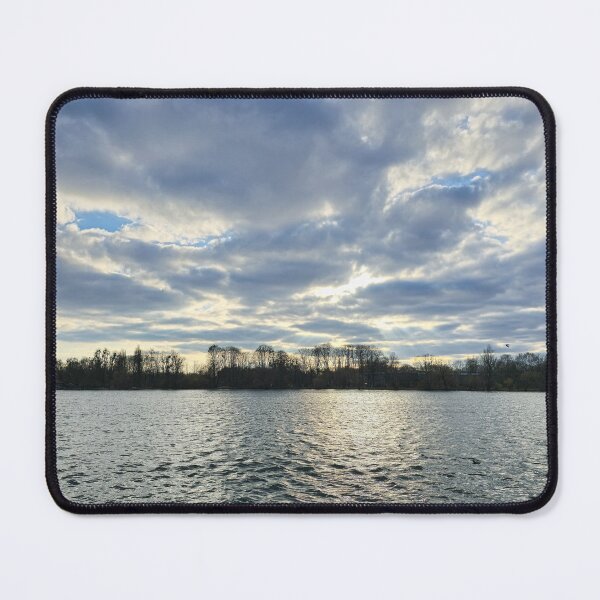 Item preview, Maschsee Hannover under dramatic skies designed and sold by TravelLensPro.