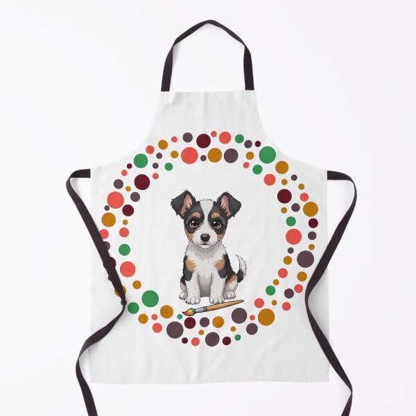 Artikelvorschau, Feiern Sie den Dot Day mit meinem Rat Terrier | Bunte Hundekunst entworfen und verkauft von The Real Life Symphony.