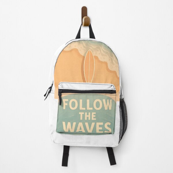 Item preview, Follow the Waves – Surf Retro designed and sold by TravelLensPro.