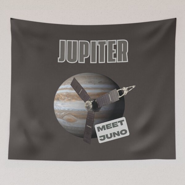 Item preview, Jupiter Meet Juno – Space Probe and Exploration Design designed and sold by designs_by_s2.