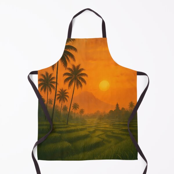 Item preview, Bali Sunset Vibes – Rice Terraces & Palm Trees designed and sold by TravelLensPro.