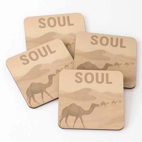 Item preview, Desert Soul – Camel silhouettes in the sand desert designed and sold by TravelLensPro.