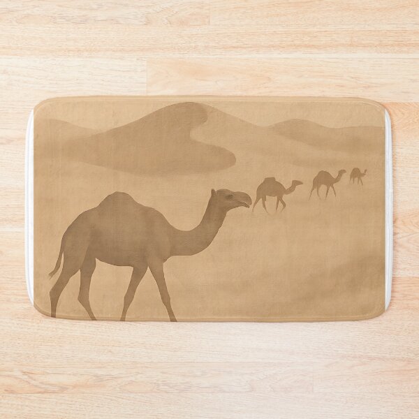 Item preview, Desert Soul – Camel silhouettes in the sand desert designed and sold by TravelLensPro.