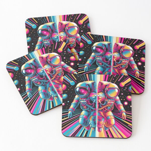 Item preview, Colorful astronaut desighn  designed and sold by Dogandesighn.