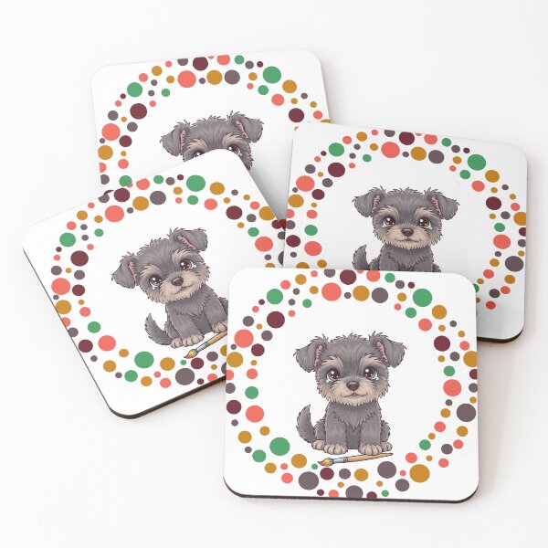 Artikelvorschau, Feiern Sie den Dot Day mit meinem Affenpinscher | Bunte Hundekunst entworfen und verkauft von The Real Life Symphony.