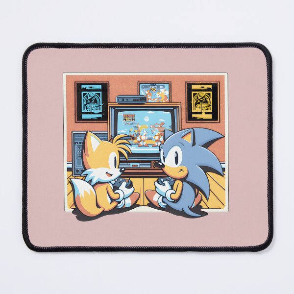 Item preview, Hedgehog & Fox: Retro Gaming Co-op Classic designed and sold by ChelseyKeranART.