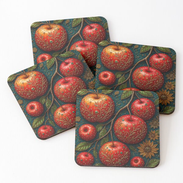 Item preview, Jewel Apples designed and sold by Kaleidoscope Print.