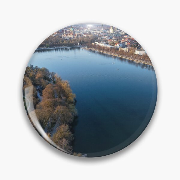Item preview, Hanover from above – Maschsee Panorama designed and sold by TravelLensPro.