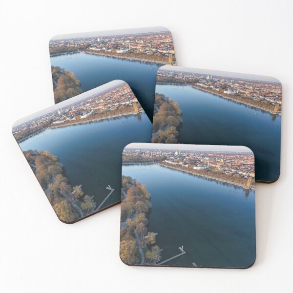 Item preview, Hanover from above – Maschsee Panorama designed and sold by TravelLensPro.