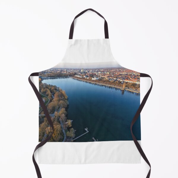 Item preview, Hanover from above – Maschsee Panorama designed and sold by TravelLensPro.