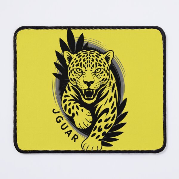 Item preview, Fierce Jaguar – Monochrome Jungle Predator Illustration designed and sold by dortmond.