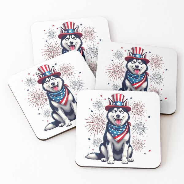 Item preview, Siberian Husky American Flag Sunglasses 4th of July designed and sold by EstelleStar.