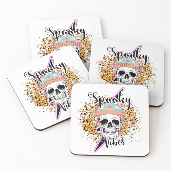 Item preview, Spooky Vibes Skull Halloween scary Gift designed and sold by TakeOnline247.