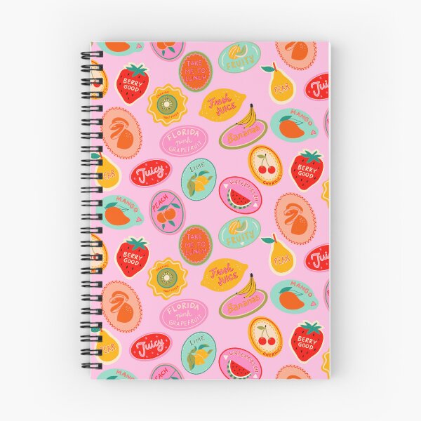 Item preview, Fruits Stickers Pink designed and sold by DafneDStudio.