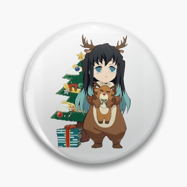 Item preview, Tokito next to the Christmas tree designed and sold by abriellaStudios.