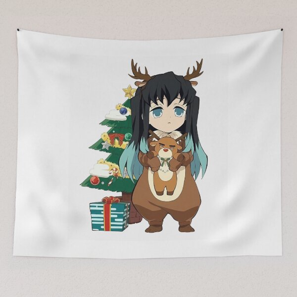 Item preview, Tokito next to the Christmas tree designed and sold by abriellaStudios.