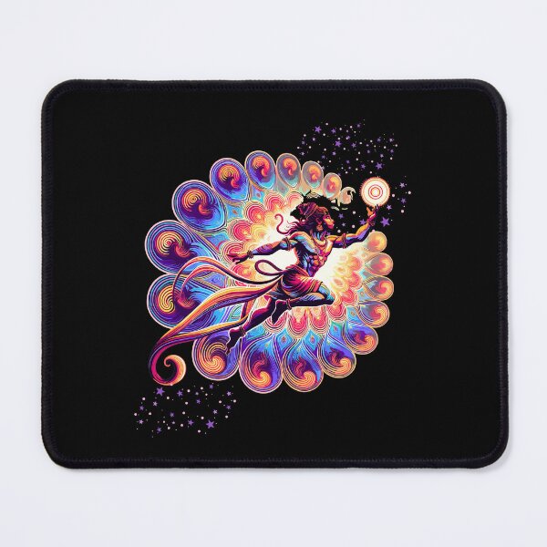Item preview, Yoga merch with psychedelic hindu Indian lord Hanuman version 88a diwali,rangoli, indian festival design 55 designed and sold by mndesignworx.