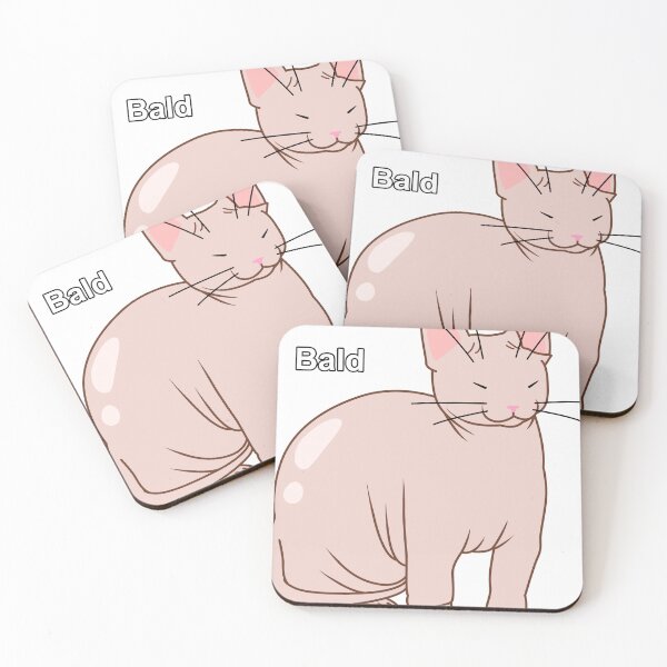 Item preview, Bald Cat Meme designed and sold by ichancollection.
