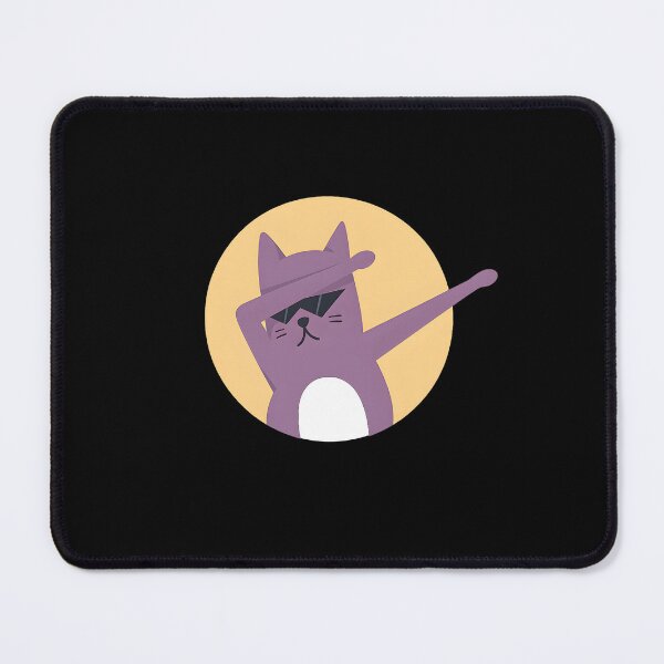 Item preview, Funny Dabbing Cat With Sunglasses Cool Dance Meme Design designed and sold by DrawHandArt.