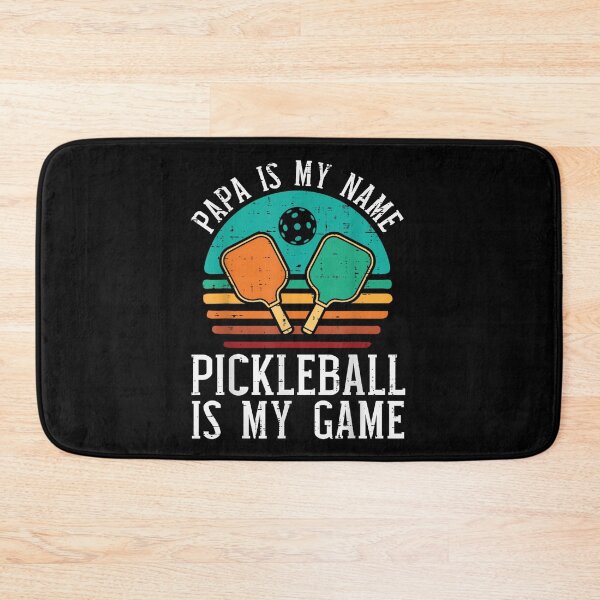Item preview, Papa My Name Pickleball My Game Pickle Ball Dad Grandpa Men designed and sold by DoodleUrban.
