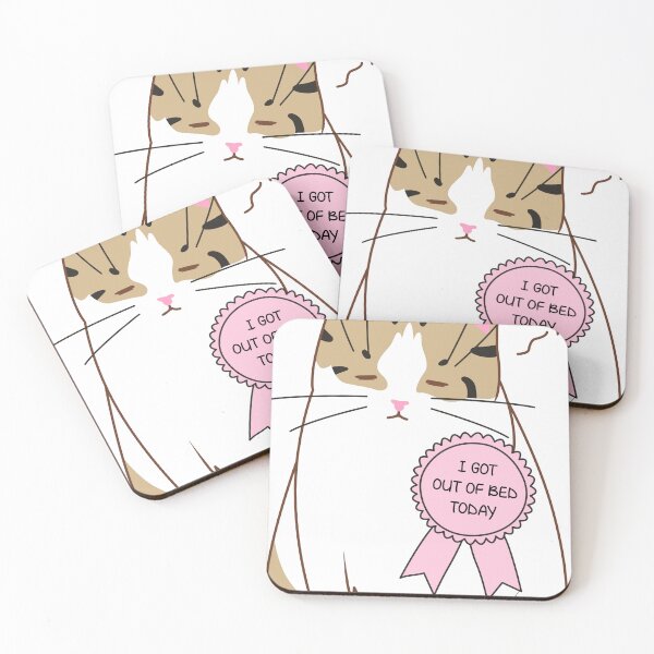 Item preview, I got out of bed today cat meme designed and sold by ichancollection.