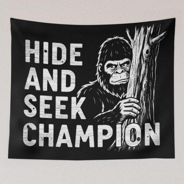Item preview, Bigfoot Hide and Seek Champion designed and sold by Linework Studio.