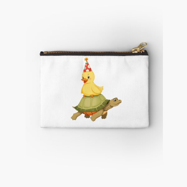 Item preview, Duckling Turtle duck Tortoise Friends Party Hat happy kawaii cute gift funny christmas  designed and sold by CheeseBlueprint.