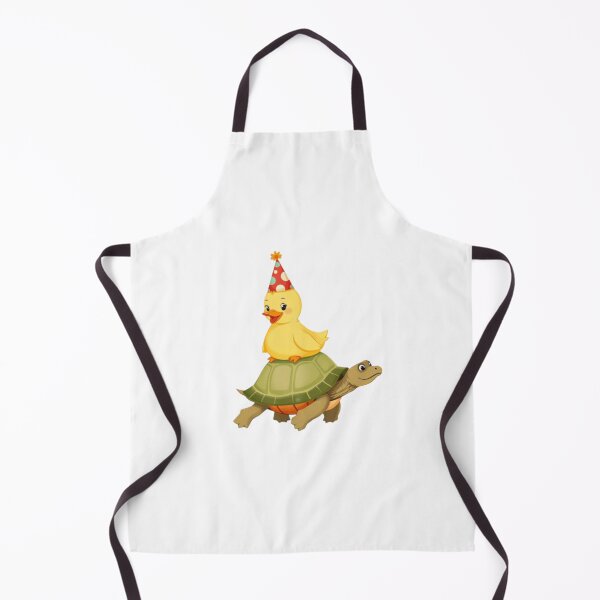 Item preview, Duckling Turtle duck Tortoise Friends Party Hat happy kawaii cute gift funny christmas designed and sold by CheeseBlueprint.