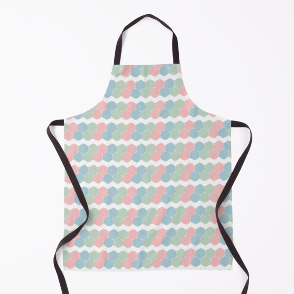 Item preview, Seamless pattern with pastel-colored hexagons arranged in horizontal rows. Each hexagon features a soft, fuzzy texture, designed and sold by CreativebyTKK.