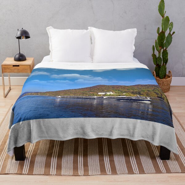 Item preview, Panorama of Wachau valley (Unesco world heritage site) with ship on Danube river in Lower Austria, Austria,autumn season designed and sold by goceris.