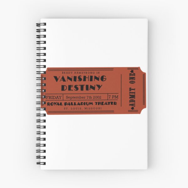 Item preview, Vanishing Destiny ticket: Starring Brady Armstrong designed and sold by andtaryn10.