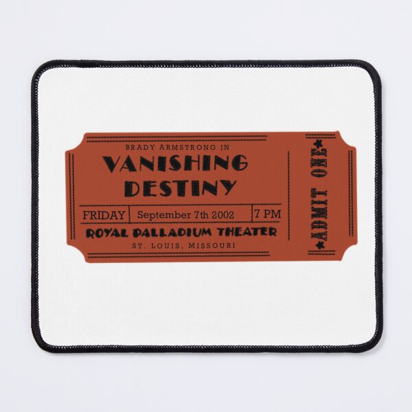 Item preview, Vanishing Destiny ticket: Starring Brady Armstrong designed and sold by andtaryn10.