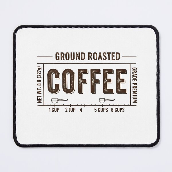 Item preview, Ground Roasted Coffee Retro Label Tee designed and sold by YourPrintify.