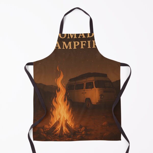 Item preview, Nomad's Campfire – Vanlife under the stars designed and sold by TravelLensPro.