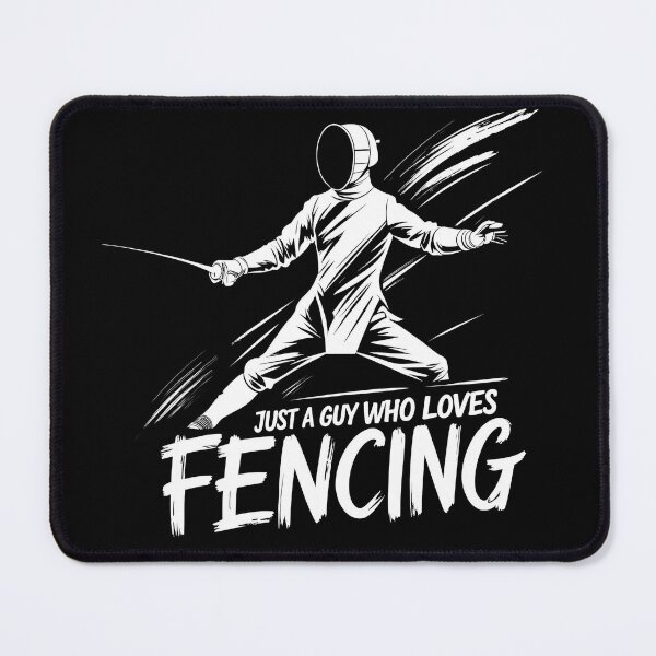 Item preview, Just A Guy Who Loves Fencing designed and sold by I-wanna-T-shirt.