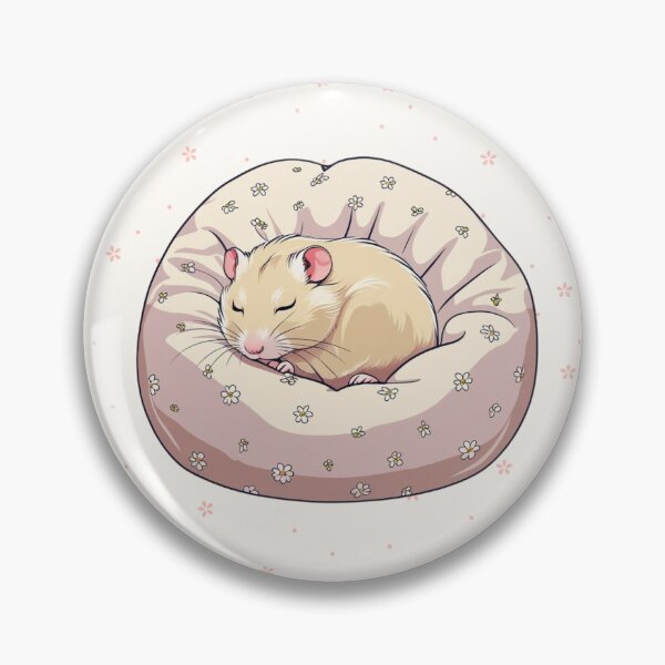 Item preview, Hamster sleeping on a beanbag  designed and sold by FatBirdie.