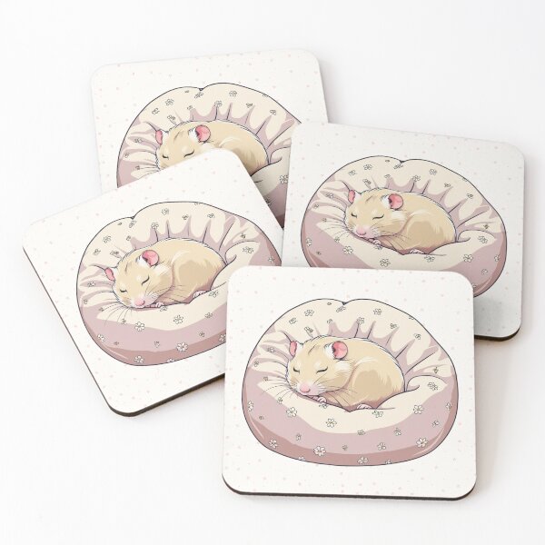 Item preview, Hamster sleeping on a beanbag  designed and sold by FatBirdie.