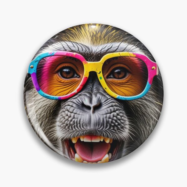 Item preview, Funky Monkey Splash – Pop Art with bite designed and sold by TravelLensPro.