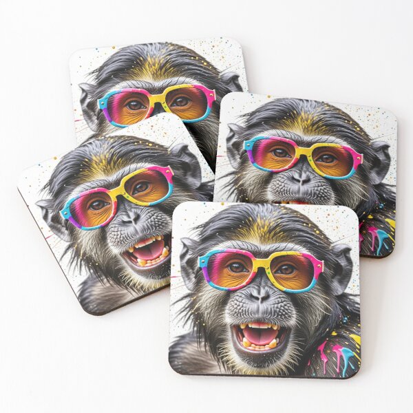 Item preview, Funky Monkey Splash – Pop Art with bite designed and sold by TravelLensPro.