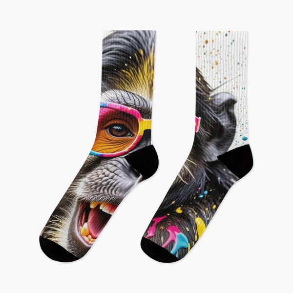 Item preview, Funky Monkey Splash – Pop Art with bite designed and sold by TravelLensPro.